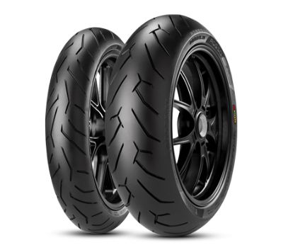 Par Pneus Pirelli Diablo Rosso 2 120/70-17 + 190/55-17