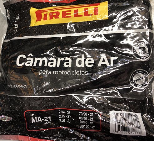 Câmara De Ar Pirelli MA21 Aro 21