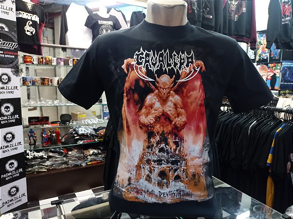 Camiseta Cavalera Bestial Devastation - PAINKILLER ROCKSTORE, cavalera  camisetas - thirstymag.com