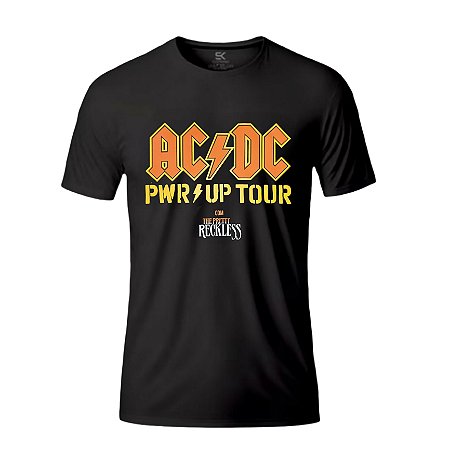 Camiseta Masculina Ac Dc Power Up Tour Brasil