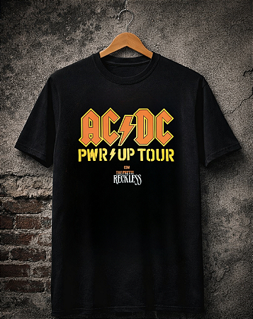 Camiseta Masculina Ac Dc Power Up Tour Brasil
