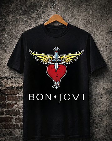 Camiseta Masculina Bon Jovi