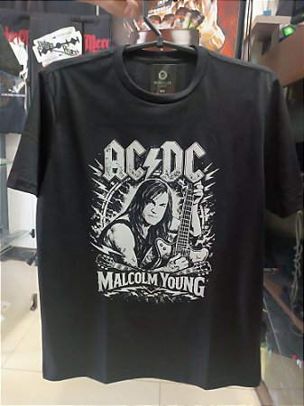 Camiseta Masculina Ac Dc Malcolm Young