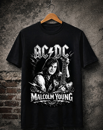 Camiseta Masculina Ac Dc Malcolm Young