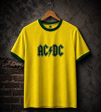 Camiseta Masculina Ac Dc Coleção Metal Brasil