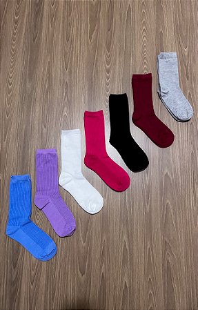 Meia fitness cano médio alto  - PORLE