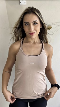 Regata trançada dryfit nude - PORLE