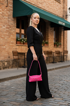 BOLSA BAGUETE LONDRES COM EFEITE FRONTAL