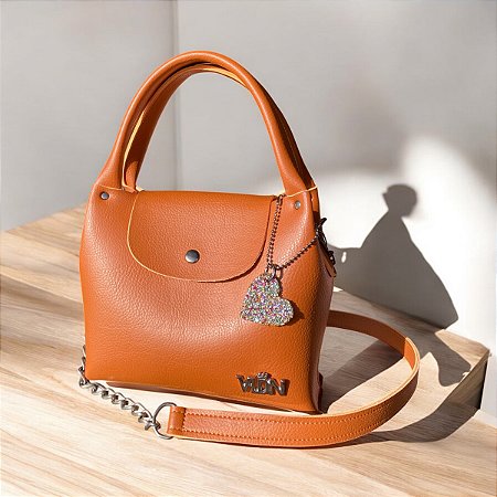 BOLSA FADA CORAÇÃO PINGENTE STRASS