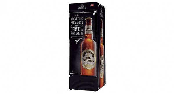 Cervejeira Slim 284 Litros - FRICON - VCFC 284 C - Porta De Chapa - 220V