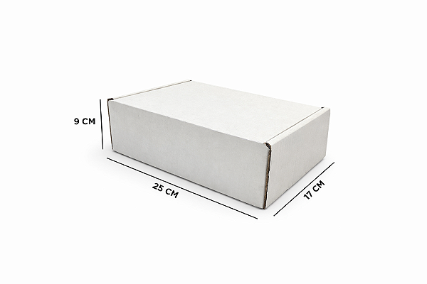 CAIXA CORREIO BRANCA - 25X17X09