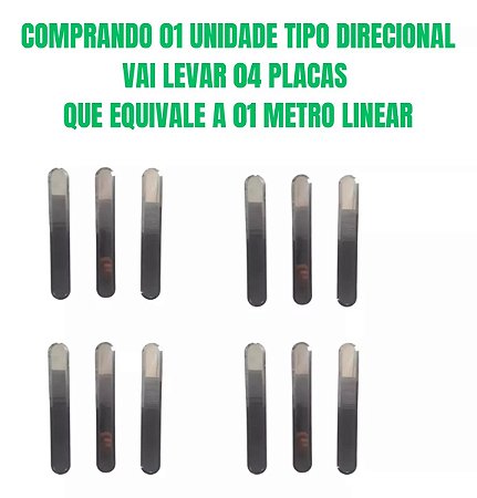 Elemento tátil - MODELO ALERTA | DIRECIONAL