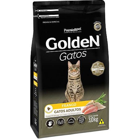 Golden Gatos Adultos Frango