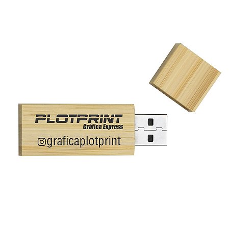 PEN DRIVE 4GB BAMBU - PERSONALIZADO