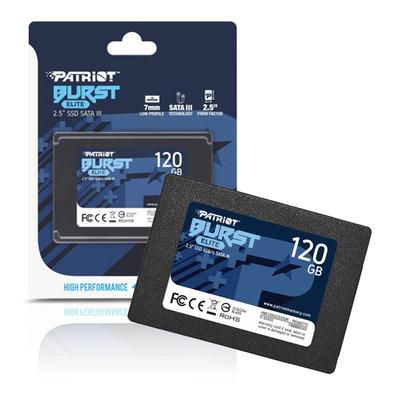 SSD 120GB PATRIOT BURST 7MM SATA III 2,5" - CÓD.2055