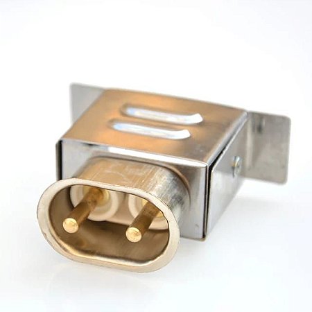 CAIXA COMPLETA -PINO PLUG EXPOSTO COMPLETO-6mm NICKEL PLANTED IRON-35A-380V