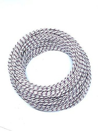CABO HÍBRIDO ALTA TEMPERATURA. 5 MT 8,0MM FIBRA  400°C  RI11188