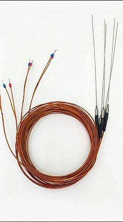 Termopar mineral J-1x200mm- Cabo kapton 2M