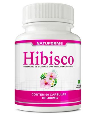 HIBISCO 400MG C/60 CAPSULAS - NATUFORME
