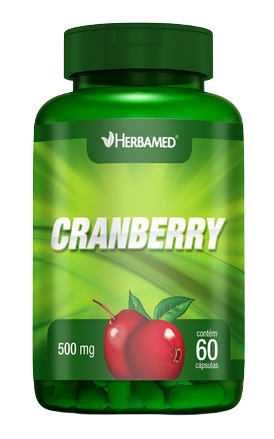 CRANBERRY 60 CÁPSULAS - 500MG - HERBAMED