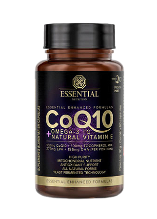 COENZIMA Q-10 100MG 60 CAPSULAS - ESSENTIAL NUTRITION