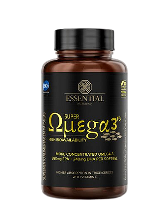 SUPER ÔMEGA 3 TG 60 CÁPSULAS - ESSENTIAL NUTRITION