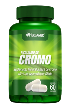 PICOLINATO DE CROMO 60 CÁPSULAS - 35MCG - HERBAMED