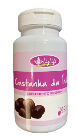 CASTANHA DA INDIA - 60 CÁPSULAS - LIZ LIFE