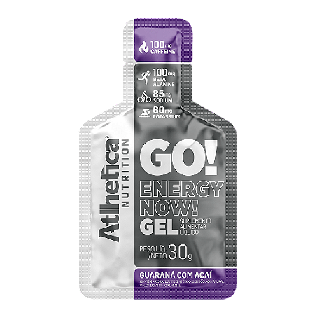 ATLETICA - GO ENERGY - GUARANÁ E AÇAÍ CAFEINE - ATLETICA NUTRITION
