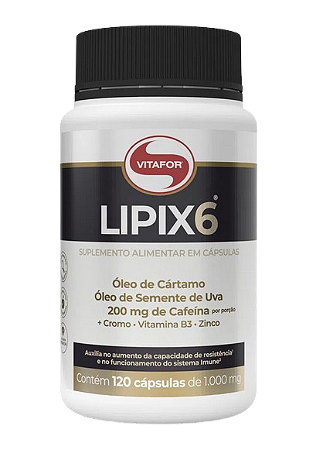 VITAFOR LIPIX 6 - 1000MG 120 CÁPSULAS