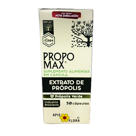 EXTRATO DE PRÓPOLIS VERDE 30 CÁPSULAS -  APIS FLORA