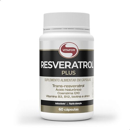 RESVERATROL PLUS - 60 CÁPSULAS - VITAFOR