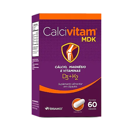 HERBAMED - CALCIVITAM 60 CÁPSULAS 600MG