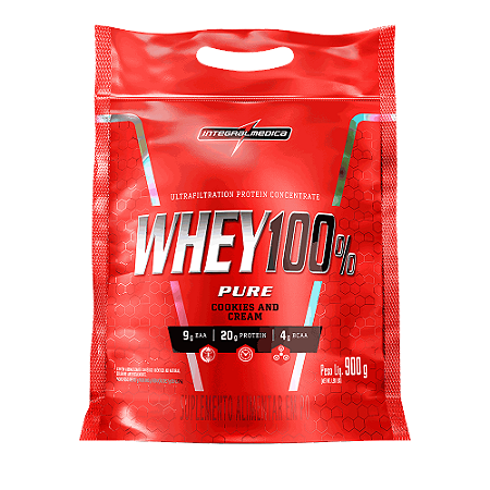 INTEGRALMEDICA - SUPER WHEY 100% COOKIES 900G - REFIL