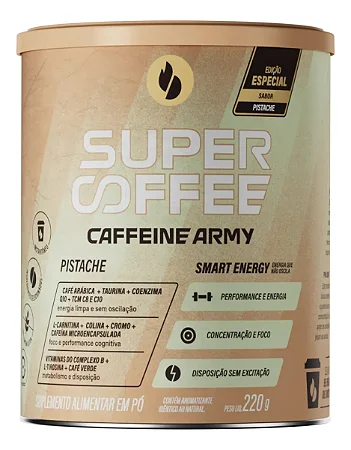 SUPERCOFFEE - 220G SMART ENERGY PISTACHE