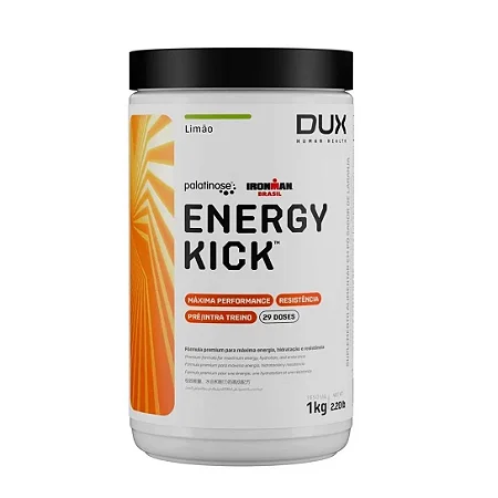 DUX NUTRITION - ENERGY KICK LIMÃO - POTE 1000G