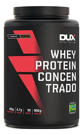 DUX NUTRITION - WHEY PROTEIN CONCENTRADO CHOCOLATE - POTE 900G
