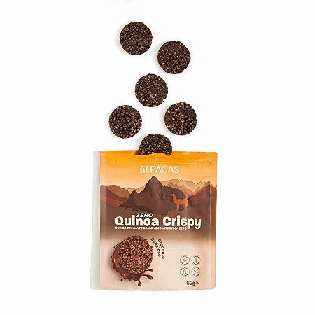 ALPACAS - CEREAL CRISPY PRETO ZERO CACAU 60G