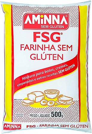 AMINNA - FSG FARINHA SEM GLÚTEN 500 GR