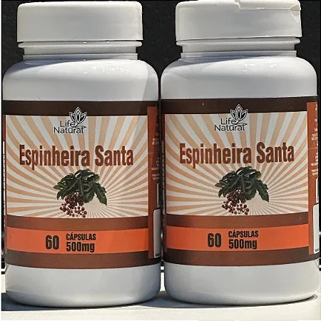 LIFE NATURAL - ESPINHEIRA SANTA 60 CÁPSULAS