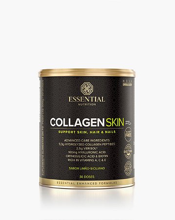 ESSENTIAL NUTRITION - COLLAGEN SKIN LIMÃO SICILIANO LATA 330G