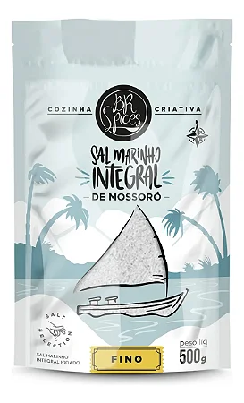 BR SPICES - SAL MARINHO INTEGRAL MOSSORO FINO 500G