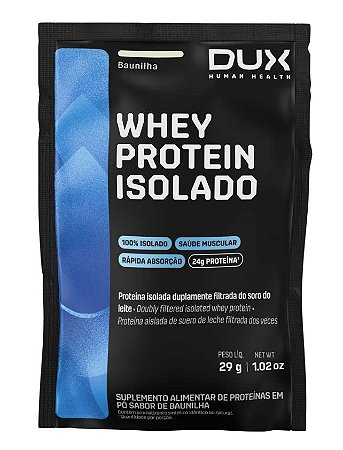DUX NUTRITION - WHEY PROTEIN ISOLADO BAUNILHA SACHÊ
