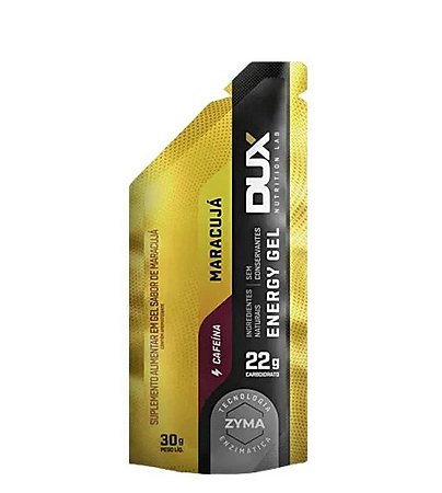 DUX NUTRITION - ENERGY GEL MARACUJA COM CAFEÍNA
