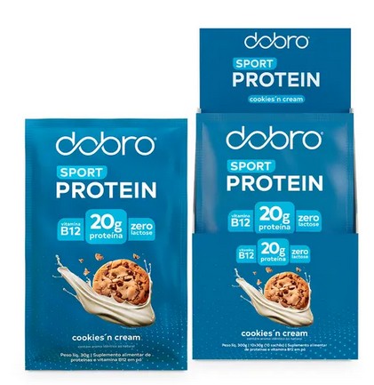 DOBRO - SPORT PROTEIN SABOR COOKIES SACHÊ - UNIDADE