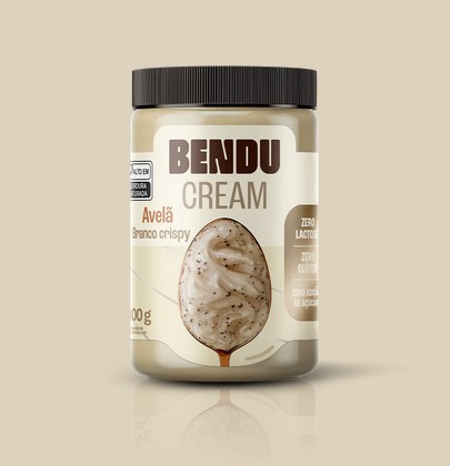 BENDU - CREME DE AVELÃ BOMBOM BRANCO 300GR