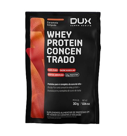 DUX NUTRITION- WHEY PROTEIN CONCENTRADO SACHÊ - CARAMELO SALGADO