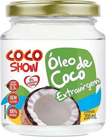 COPRA - COCO SHOW ÓLEO COCO EXTRA VIRGEM 200ML
