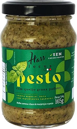 HASS - MOLHO PESTO 165G