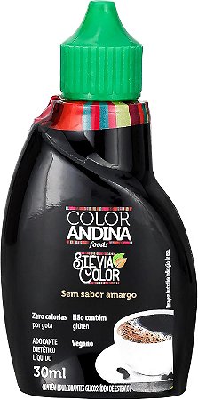 STEVIA - ADOÇANTE STEVIA 30ML COLOR ANDINA